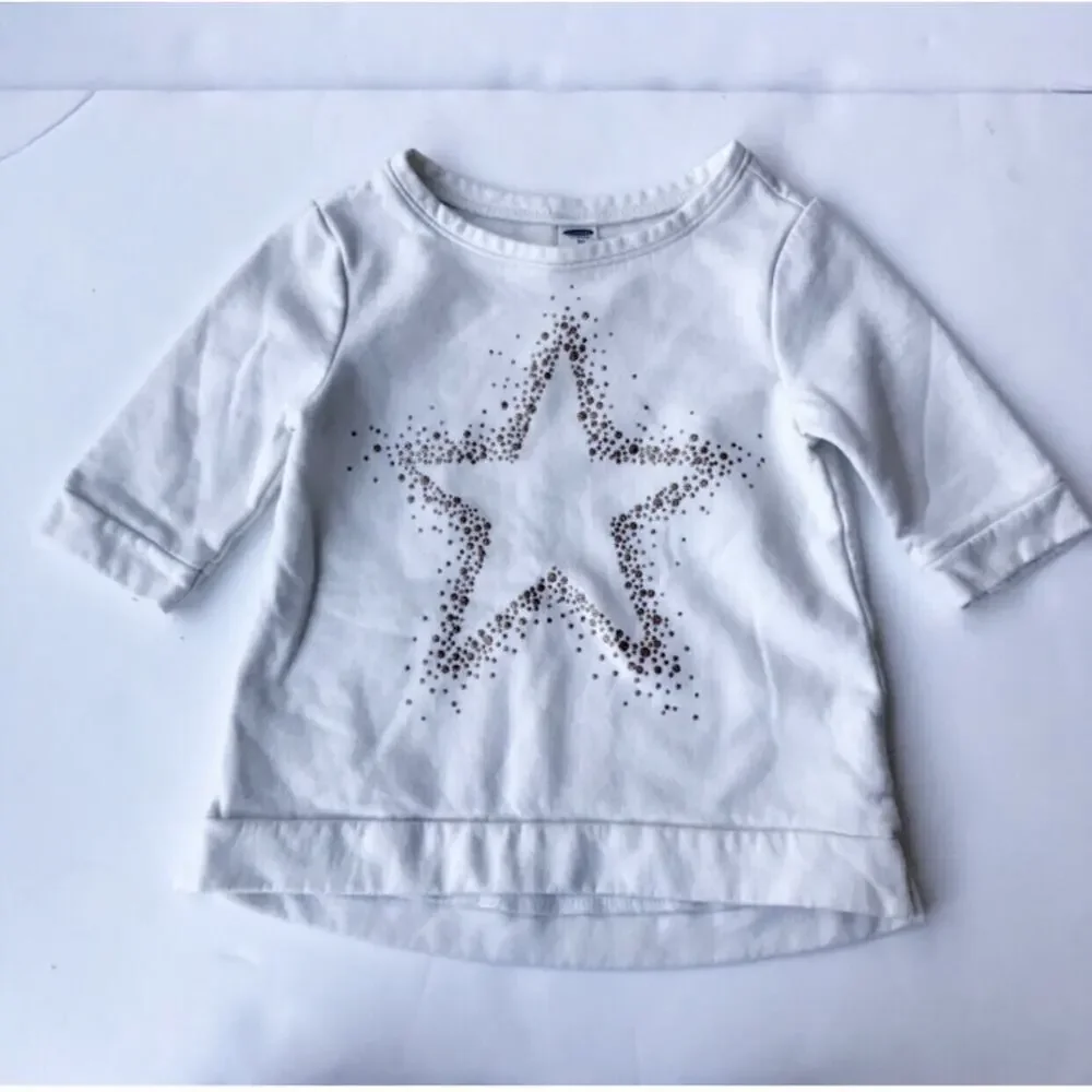 Old Navy Star Pullover Sweatshirt Size 3T